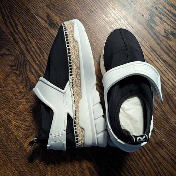 Kenzo 🐯 Women's K-Lastic Platform Espadrilles, Black - Picture 5 of 7